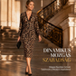 👗 Női csipke leopárd mintás V-nyakú ruha – Tömlőujjú, középhosszú, elegáns ✨