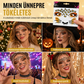 🎄 Karácsonyi ideiglenes arctetováló matricák – Ünnepi állatos sminkdekoráció, szarvas, macska, róka ✨