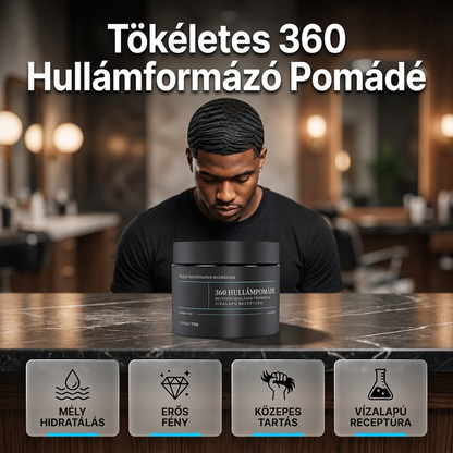 ✨ Wave Pomade hajviasz – Vízbázisú, közepes tartás, ragyogó fény 🎯