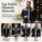 🧥 Férfi casual állítható nyakú meleg quiltes dzseki – Kényelmes, praktikus, divatos ✨