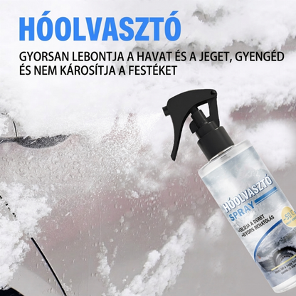 ❄️ Téli jégoldó spray autó szélvédőkhöz – Gyors olvasztás, tiszta kilátás ✨
