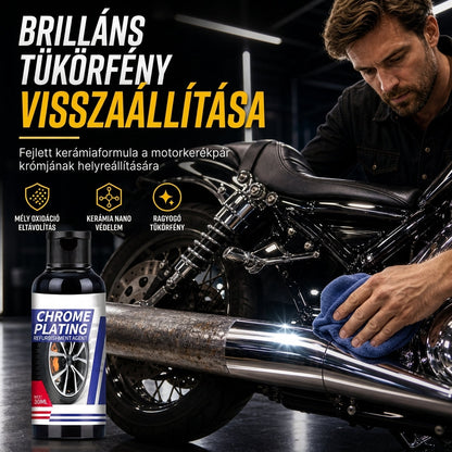 🏍️✨ Krómfelújító krém és fényező – Motorokhoz és autókhoz, ragyogó eredmény 🔥