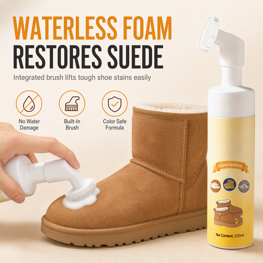 🧴 Suede and Nubuck Dry Cleaner – Száraz tisztító és olajfolt-eltávolító cipőkhöz és hótaposókhoz ✨
