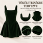 👗 Női négyzet alakú nyakú bársony ujjatlan ruha – Elegáns, kényelmes, divatos ✨