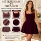 👗 Női négyzet alakú nyakú bársony ujjatlan ruha – Elegáns, kényelmes, divatos ✨