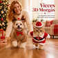 🎄 Karácsonyi kutyaruha ünnepi kisállat jelmez – Meleg, puha, őszre és télre 🐶