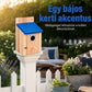 🐦 Időjárásálló kültéri fa madárház – Tartós, védett, kerti dekoráció ✨