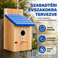 🐦 Időjárásálló kültéri fa madárház – Tartós, védett, kerti dekoráció ✨