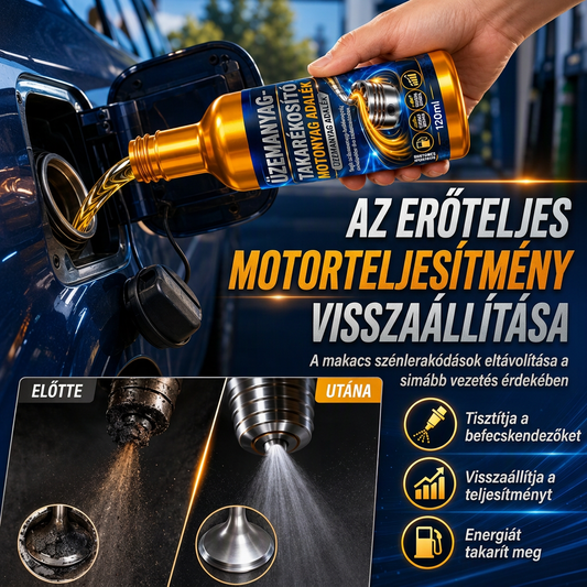 🚗 Autó üzemanyag-befecskendező tisztító adalék – Lerakódott korom eltávolítása ✨