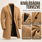🧥 Férfi klasszikus egysoros középhosszú kabát – Elegáns, letisztult, sokoldalú ✨