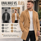 🧥 Férfi klasszikus egysoros középhosszú kabát – Elegáns, letisztult, sokoldalú ✨