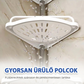 🚿 Állítható teleszkópos sarok zuhanypolc – Praktikus, helytakarékos, könnyen felszerelhető ✨