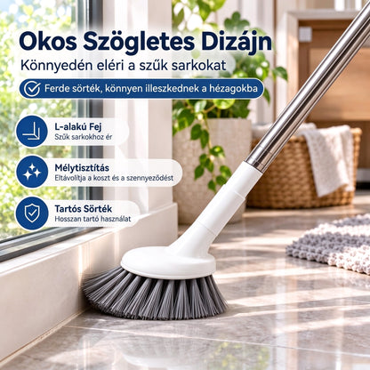 ✨ 49% KEDVEZMÉNY! Hosszabbítható tisztítókefe – Saroktisztításhoz, praktikus 📦