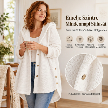 🧥 Női téli középhosszú hőszigetelő dzseki – Meleg, kényelmes, divatos ✨