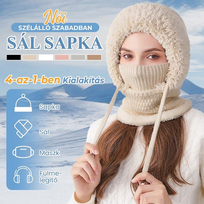 📢 49% KEDVEZMÉNY! Női szabadtéri szélálló sálas kalap – Praktikus, meleg, divatos ✨
