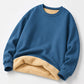 🧥 Férfi gyapjú bélésű kerek nyakú pulóver – Meleg, kényelmes, elegáns ✨
