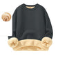 🧥 Férfi gyapjú bélésű kerek nyakú pulóver – Meleg, kényelmes, elegáns ✨
