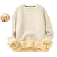 🧥 Férfi gyapjú bélésű kerek nyakú pulóver – Meleg, kényelmes, elegáns ✨