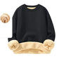 🧥 Férfi gyapjú bélésű kerek nyakú pulóver – Meleg, kényelmes, elegáns ✨