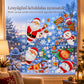 🎅🎄 Karácsonyi PVC statikus ablakmatricák – Könnyen felragasztható, ünnepi dekoráció ✨