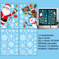 🎅🎄 Karácsonyi PVC statikus ablakmatricák – Könnyen felragasztható, ünnepi dekoráció ✨