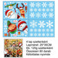 🎅🎄 Karácsonyi PVC statikus ablakmatricák – Könnyen felragasztható, ünnepi dekoráció ✨