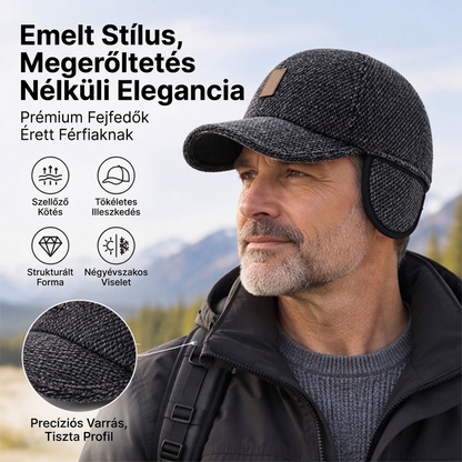 🧢 Férfi meleg baseball sapka fülvédővel – Téli melegség, praktikus kialakítás ✨