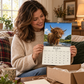 🐮🐄 2027-es Grumpy Highland Cows A4-es fali naptár – Mord skót tehenek, humoros falinaptár 📅