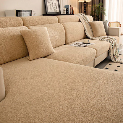 🛋️ Téli teljes körűen védő nagy nyúlékonyságú kanapéhuzat – Meleg, védő, rugalmas ✨