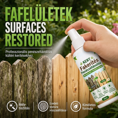 🌿 Kültéri fa kerítés gomba- és penészeltávolító spray – Hatékony, védelmet nyújt ✨