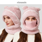🧸 3 az 1-ben téli medvesapka sállal és maszkkal – Varm, praktikus és aranyos ✨