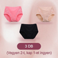 ✨1+2 ingyen 💕 Plus Size magas derekú pamut szivárgásgátló bugyi – Egész napos kényelem ✨